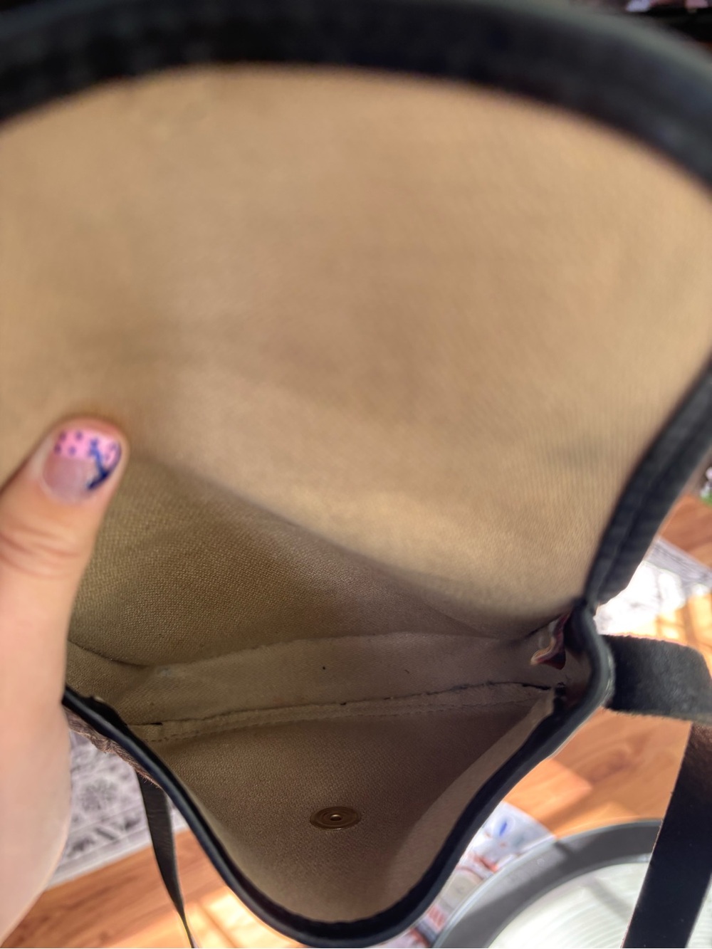 Dooney & Bourke Signature Jacquard Gray Monogram Crossbody Bag - Picture 7 of 10
